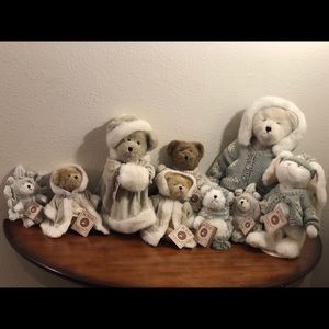 $FIRM$Boyd’s Bears Plush CRYSTALFROST LOT OF 9